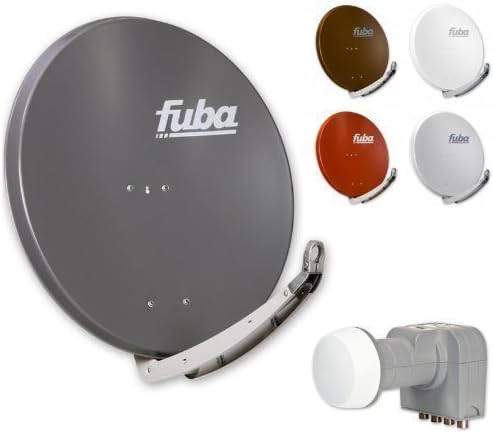 Nein Auslaufartikel (Produktion durch Fuba DAA 850 HD Satellitenanlage 85cm mit DEK 416 Quad LNB für 4 Teilnehmer - 4K/8K kompatibel