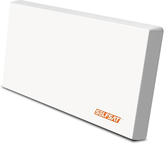Selfsat H22dCSS+ Unicable II Satellitenantenne für 24 Teilnehmer - Flachantenne mit modernem Design – 13696