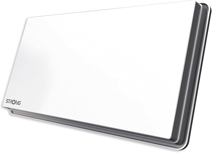 Nein Auslaufartikel (Produktion durch STRONG SlimSat SA62 Kompakte Satellitenantenne mit Twin LNB & Fensterhalterung für Camping, Reisen & Eigenheim