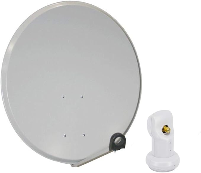 Premium X Satelliten-Komplettanlage 80 cm Schüssel Aluminium Single LNB 4K UHD Modell 121938