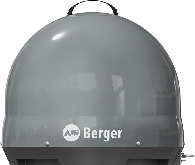Berger Move 3.0 Mobile Satelliten-Antenne | Vollautomatische Satellitensuche | Tragbar für Camping & Outdoor – 414701
