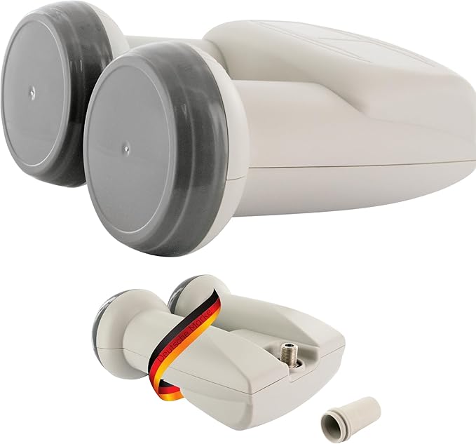 Nein Auslaufartikel (Produktion durch SCHWAIGER 5071 Monoblock Single LNB 1-Teilnehmer mit Wetterschutz, vergoldeten Anschlüssen und integriertem DiSEqC Schalter für Astra/Eutels