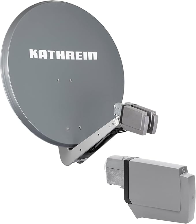 Kathrein CAS 90 gr Sat-Antenne multifeedfähig Graphit (grau) - 4 Teilnehmer