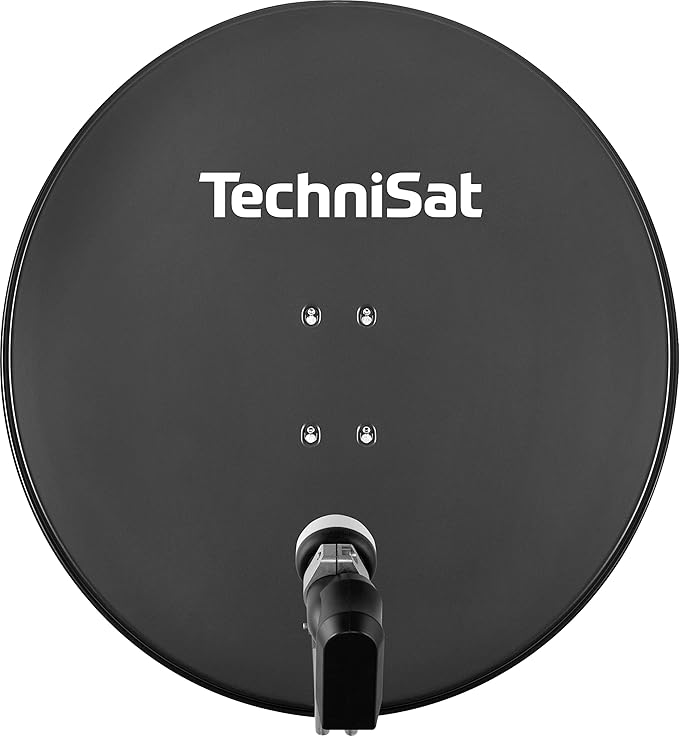 Nein Auslaufartikel (Produktion durch TechniSat SATMAN 850 PLUS Satellitenschüssel 85 cm für 4 Teilnehmer mit Quattro-Switch-LNB und Masthalterung