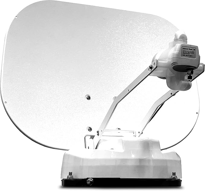 Selfsat Caravan Plus Single 13706 - Vollautomatische Satellitenantenne mit iOS/Android App, 14,9 cm Höhe, 5,5 kg